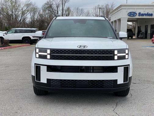 Serenity White 2026 Hyundai SANTA FE HEV Calligraphy