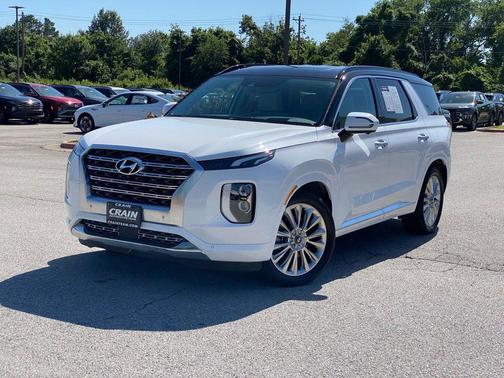 Hyper White 2020 Hyundai PALISADE Limited