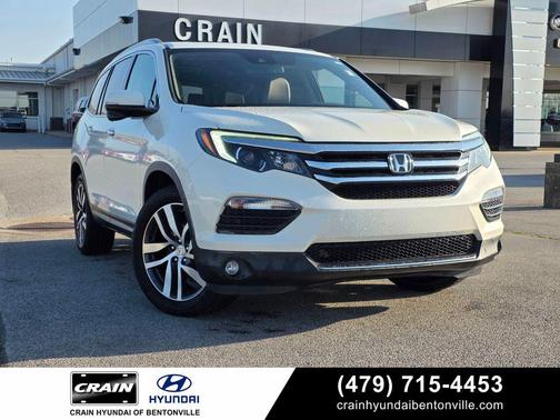 White Diamond Pearl 2018 Honda Pilot Touring
