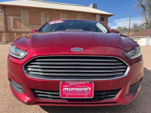 Red 2015 Ford Fusion SE