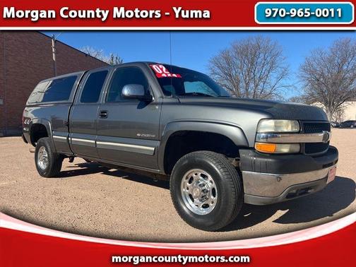 Gray 2002 Chevrolet Silverado 2500 LS H/D Extended Cab