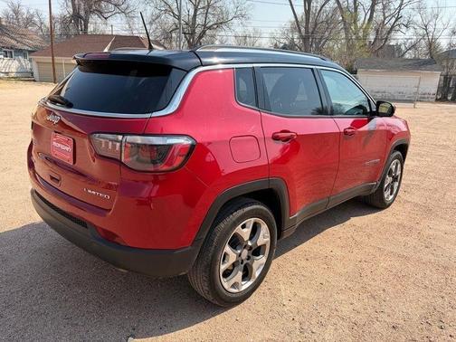 Red 2019 Jeep Compass Limited