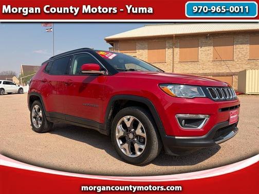 Red 2019 Jeep Compass Limited