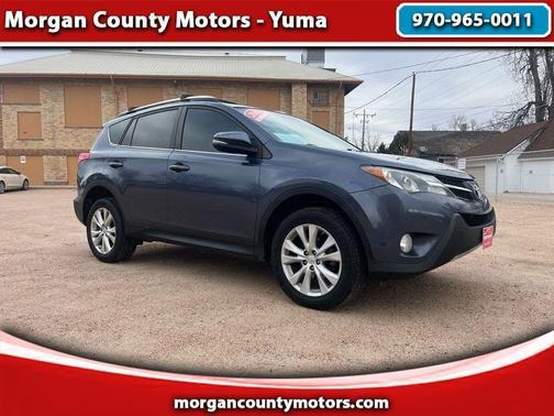 Blue 2014 Toyota RAV4 Limited