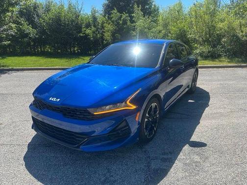Sapphire Blue 2022 Kia K5 GT-Line
