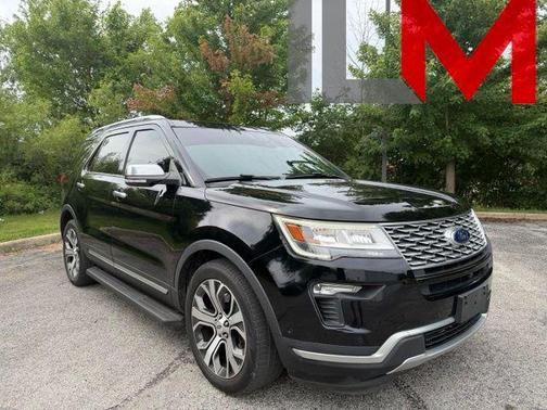 Shadow Black 2018 Ford Explorer Platinum