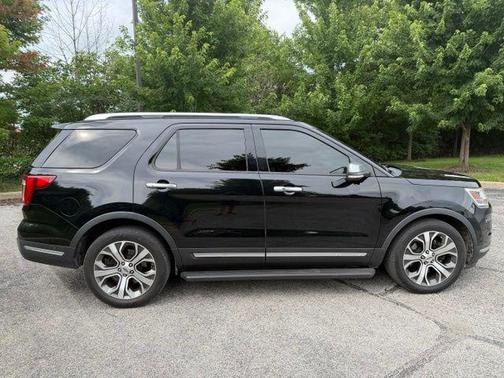 Shadow Black 2018 Ford Explorer Platinum