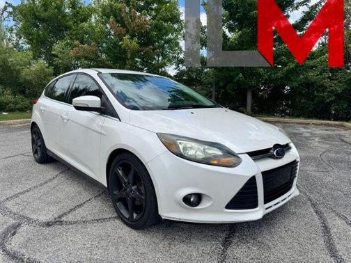 White Platinum Clearcoat Metallic 2012 Ford Focus Titanium