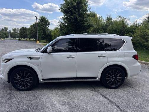 Moonstone White 2020 INFINITI QX80 Limited