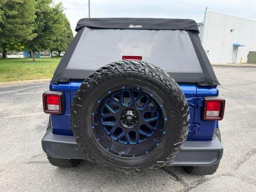 Ocean Blue Metallic Clearcoat 2020 Jeep Wrangler Unlimited Sahara