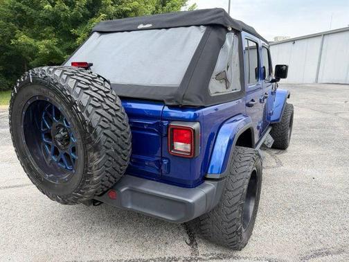 Ocean Blue Metallic Clearcoat 2020 Jeep Wrangler Unlimited Sahara