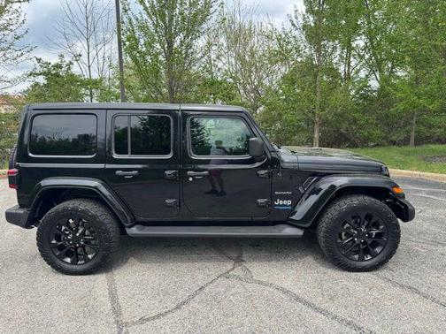 Black Clearcoat 2021 Jeep Wrangler Unlimited 4xe Sahara