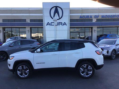 White Clearcoat 2021 Jeep Compass Limited