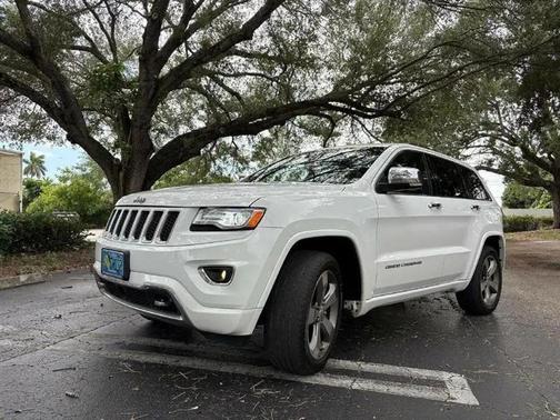 Bright White Clearcoat 2015 Jeep Grand Cherokee Overland