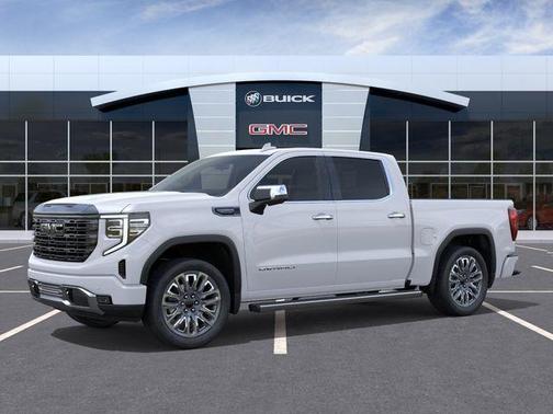 Glacier White Tricoat 2026 GMC Sierra 1500 Denali Ultimate