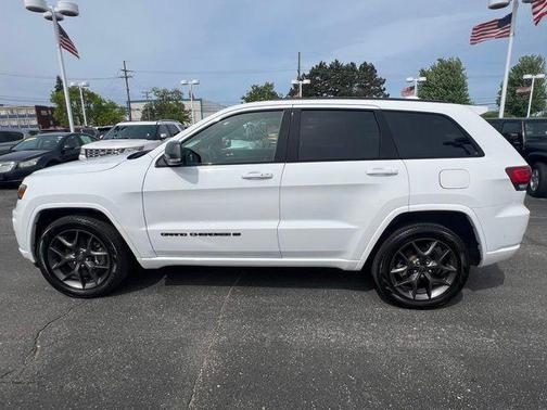 Bright White Clearcoat 2021 Jeep Grand Cherokee 80th Anniversary 4x4