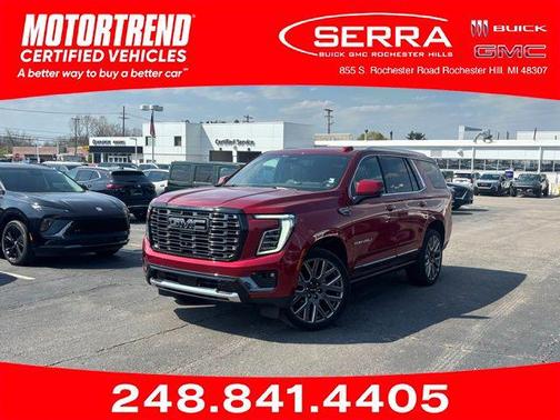 Volcanic Red 2025 GMC Yukon Denali Ultimate