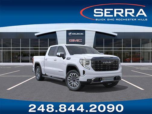 Glacier White Tricoat 2026 GMC Sierra 1500 Denali Ultimate