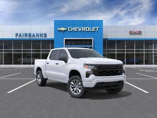 Summit White 2026 Chevrolet Silverado 1500 Custom