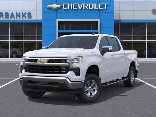 Summit White 2026 Chevrolet Silverado 1500 LT