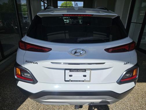 Chalk White 2021 Hyundai KONA Limited
