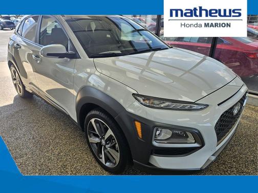 Chalk White 2021 Hyundai KONA Limited