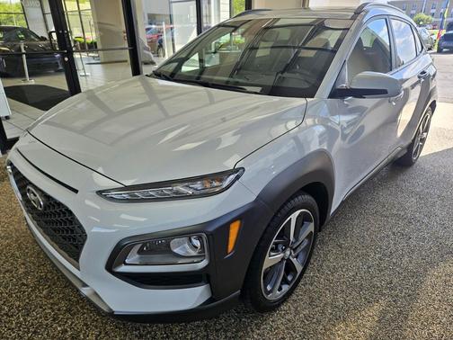 Chalk White 2021 Hyundai KONA Limited