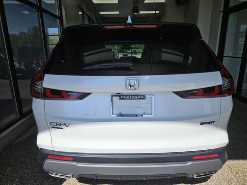 Platinum White Pearl 2023 Honda CR-V Hybrid Sport AWD