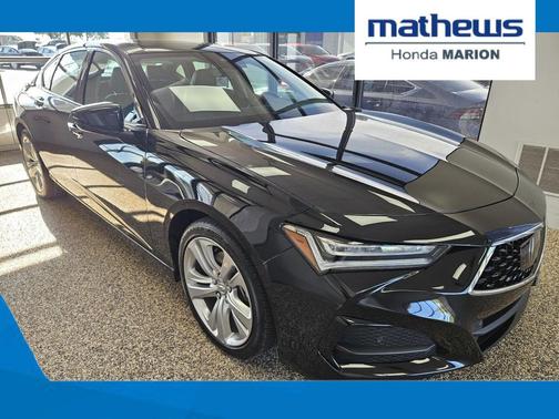 Majestic Black Pearl 2023 Acura TLX Technology
