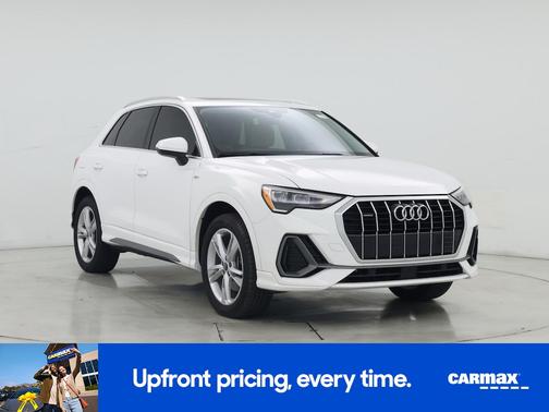 White 2021 Audi Q3 S-Line Premium