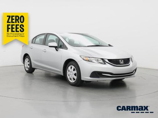 Silver 2015 Honda Civic LX