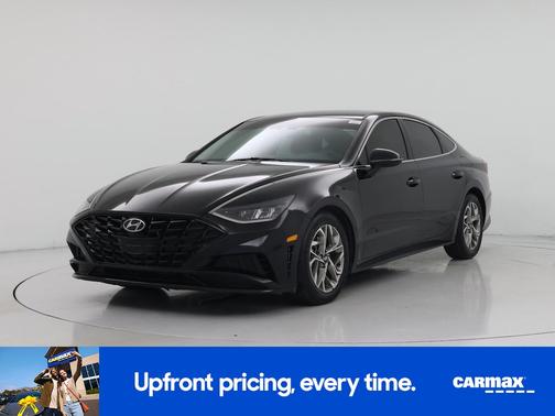 Black 2021 Hyundai SONATA SEL