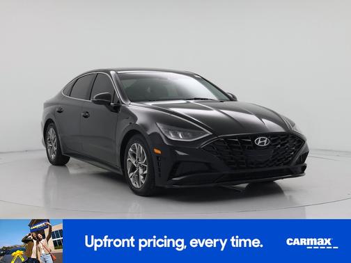 Black 2021 Hyundai SONATA SEL