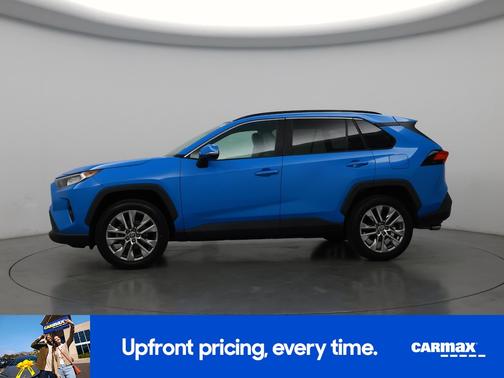 Blue 2021 Toyota RAV4 XLE Premium