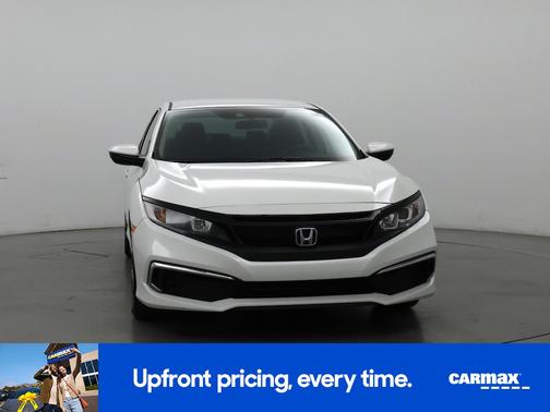 White 2020 Honda Civic LX