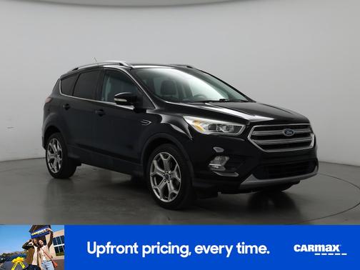 Black 2017 Ford Escape Titanium