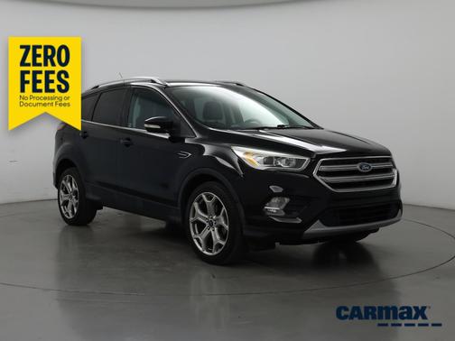 Black 2017 Ford Escape Titanium
