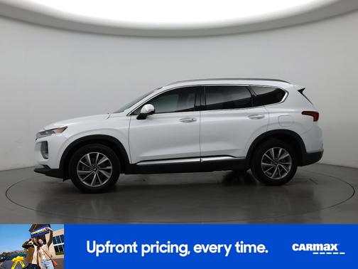 White 2020 Hyundai SANTA FE SEL