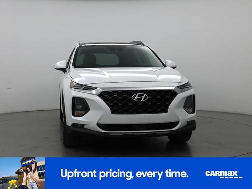 White 2020 Hyundai SANTA FE SEL