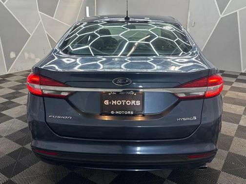Blue 2018 Ford Fusion Hybrid S