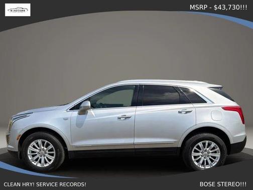 Silver 2019 Cadillac XT5 Base