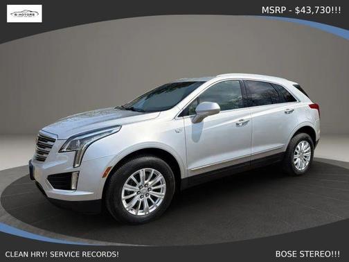 Silver 2019 Cadillac XT5 Base