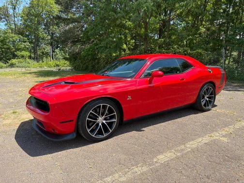 Red 2016 Dodge Challenger R/T Scat Pack