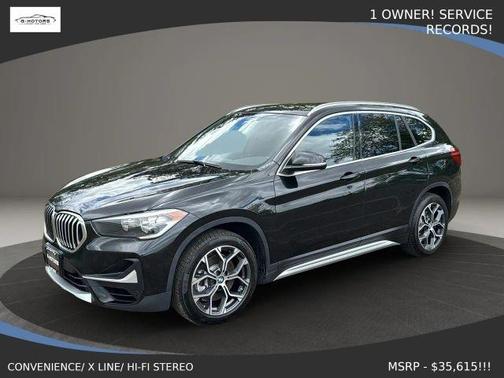Black 2021 BMW X1 xDrive28i