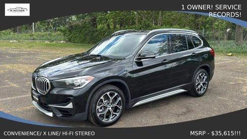 Black 2021 BMW X1 xDrive28i