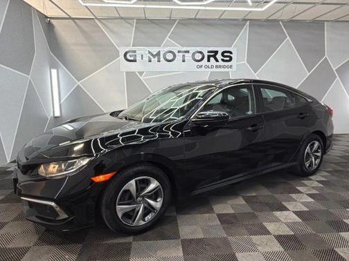 Black 2021 Honda Civic LX