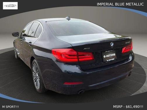 Blue 2020 BMW 530 i xDrive
