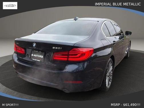 Blue 2020 BMW 530 i xDrive