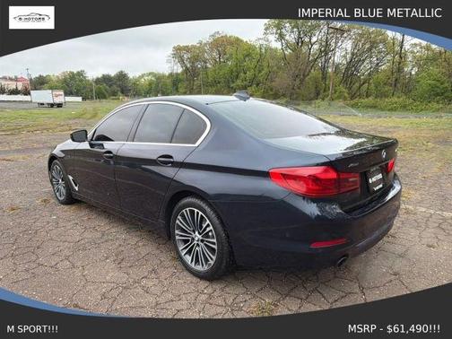 Blue 2020 BMW 530 i xDrive