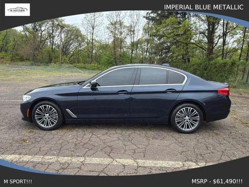 Blue 2020 BMW 530 i xDrive